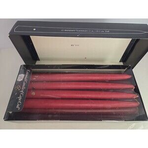Vintage Colonial Candle of Cape Cod 12" Tapers NEW w/Box 15 Count 4 Colors